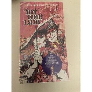 Vintage My Fair Lady Double VHS CBS Fox Video Sealed RARE Audrey Hepburn